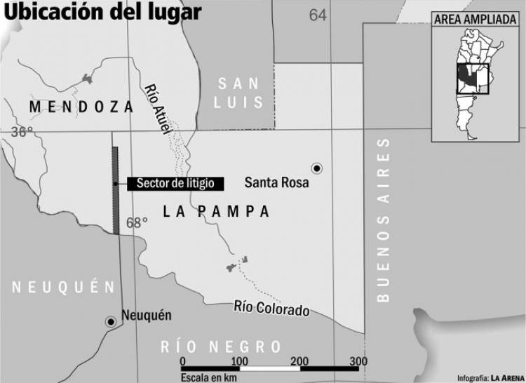 El robo de 200.000 ha. de Mendoza a La Pampa