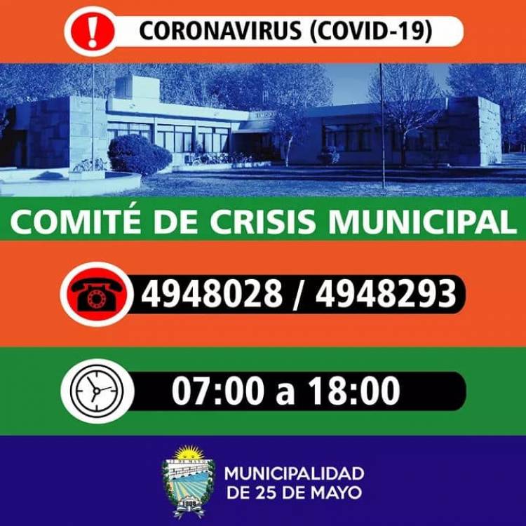 COMUNICADO DEL COMITÉ DE CRISIS LOCAL DE 25 DE MAYO- 18 DE AGOSTO DE 2020